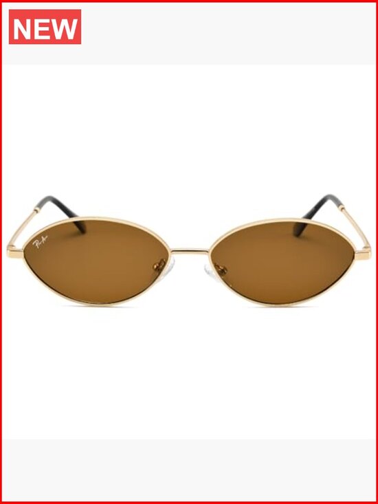 Retro Oval Small Cat Eye Sunglasses with Polarized TAC Lenses UV400 main image 4